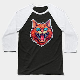 Cute Cat Baseball T-Shirt